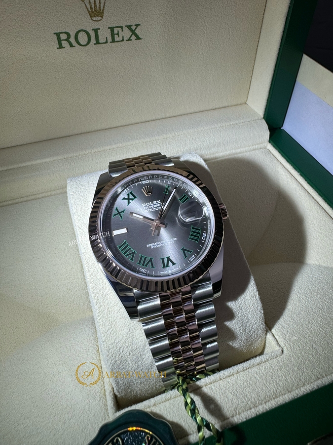 Rolex Datejust 41 mm 126331 Wimbledon Bicolor Everose Rolesor Jubilee