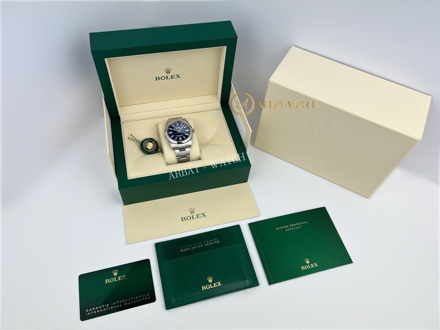 Rolex Oyster Perpetual 41 mm 124300 Blue DIal