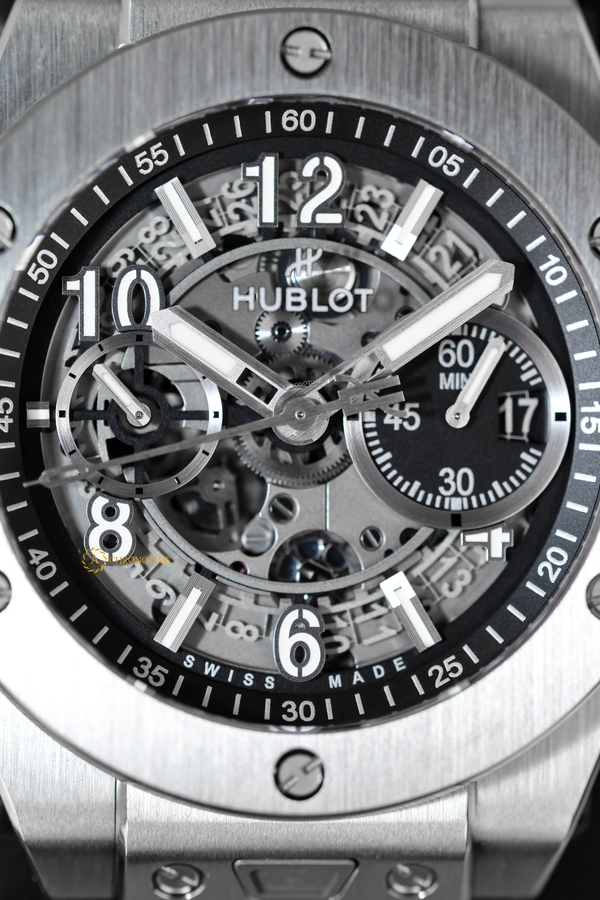 Hublot Big Bang Unico Titanium Black Skeleton Dial 44 mm 421.NX.1170.RX