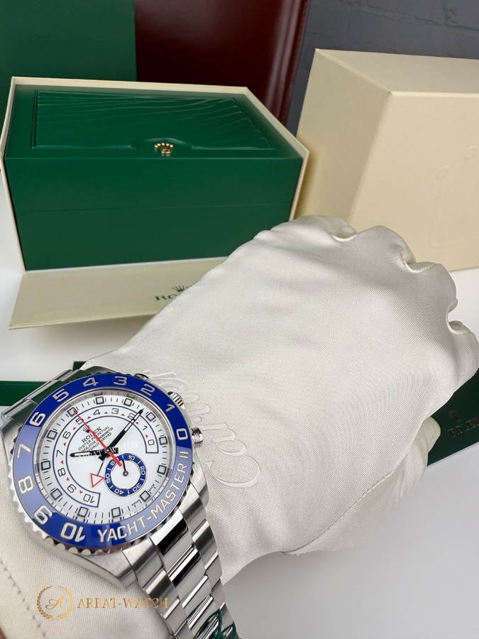 Rolex Yacht-Master II 44 мм Blued Hour Hands 116680