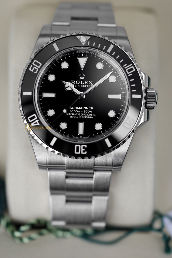 Rolex Submariner 41 mm Oystersteel Black Dial 124060