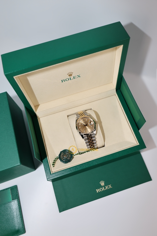 Rolex Datejust 36 mm Champagne Dial Yellow Rolesor 126233 Jubilee - Швейцарские часы Rolex Datejust 36 mm Champagne Dial Yellow Rolesor 126233 Jubilee