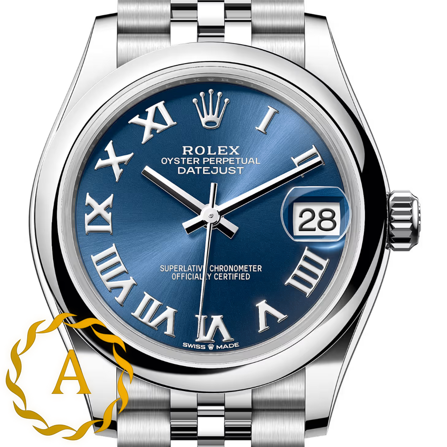 Rolex Datejust 31 mm Oystersteel Bright Blue Dial 278240 Jubilee
