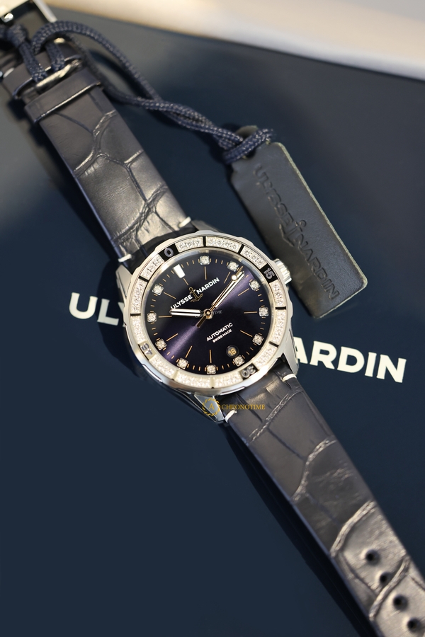 Ulysse Nardin Lady Diver Blue Diamonds Dial 39 mm 8163-182