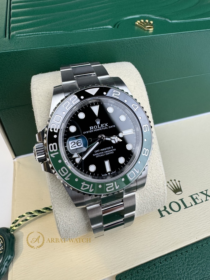 Rolex GMT-Master II 40 mm Oystersteel Black Dial 126720VTNR - Швейцарские часы Rolex GMT-Master II 40 mm Oystersteel Black Dial 126720VTNR