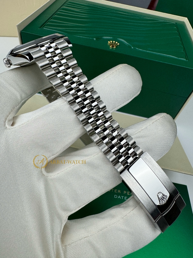 Rolex Datejust 41 mm 126300 Mint Dial Jubilee - Швейцарские часы Rolex Datejust 41 mm 126300 Mint Dial Jubilee