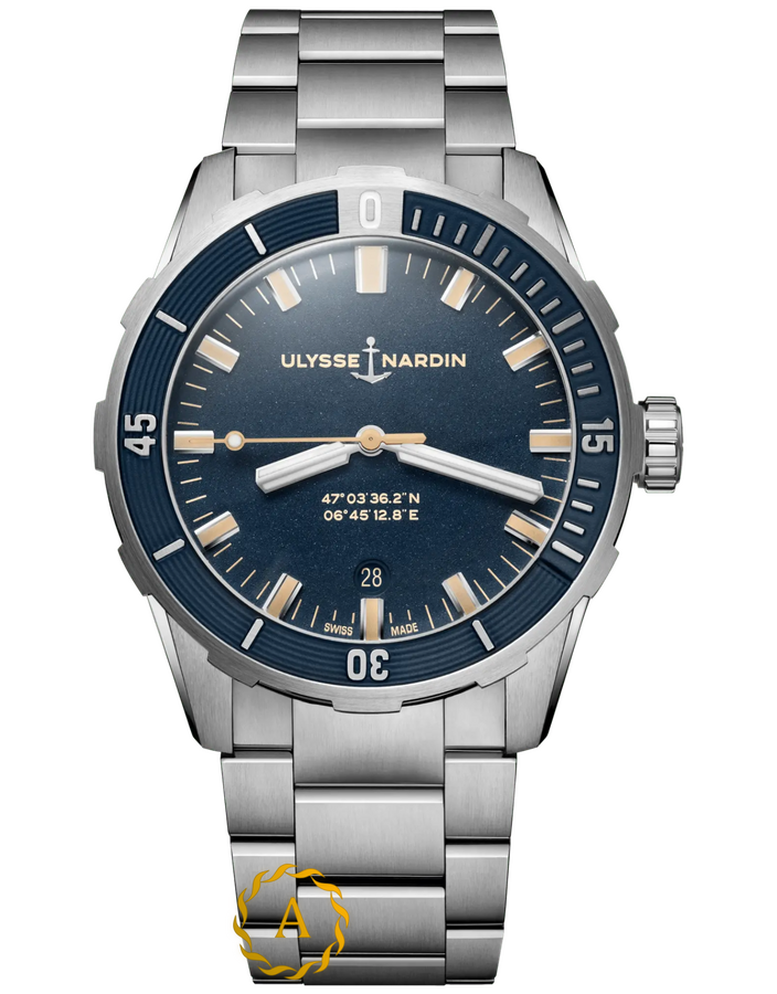 Ulysse Nardin Marine Diver Blue Dial 42 mm 8163-175/93 - Швейцарские часы Ulysse Nardin Marine Diver Blue Dial 42 mm 8163-175/93