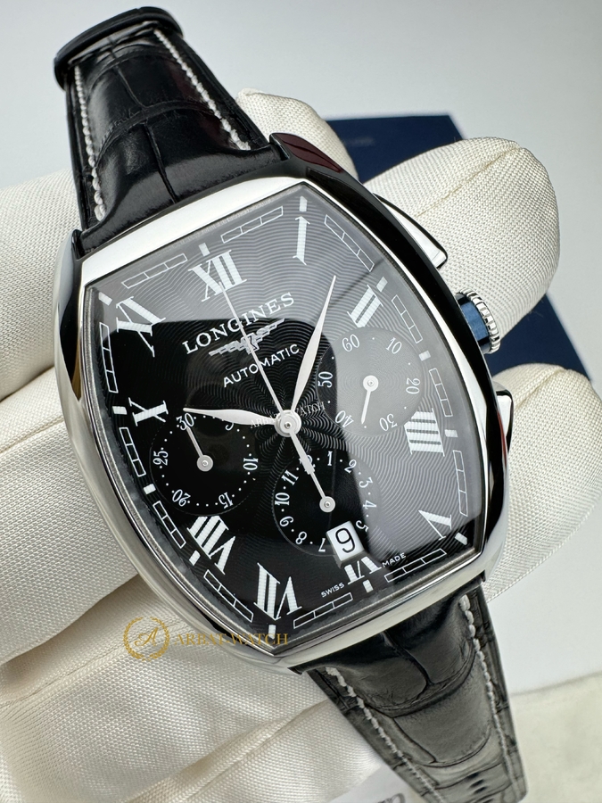 Longines Evidenza Chronograph Black Dial 34,9 x 40 mm L2.643.4.51.4 