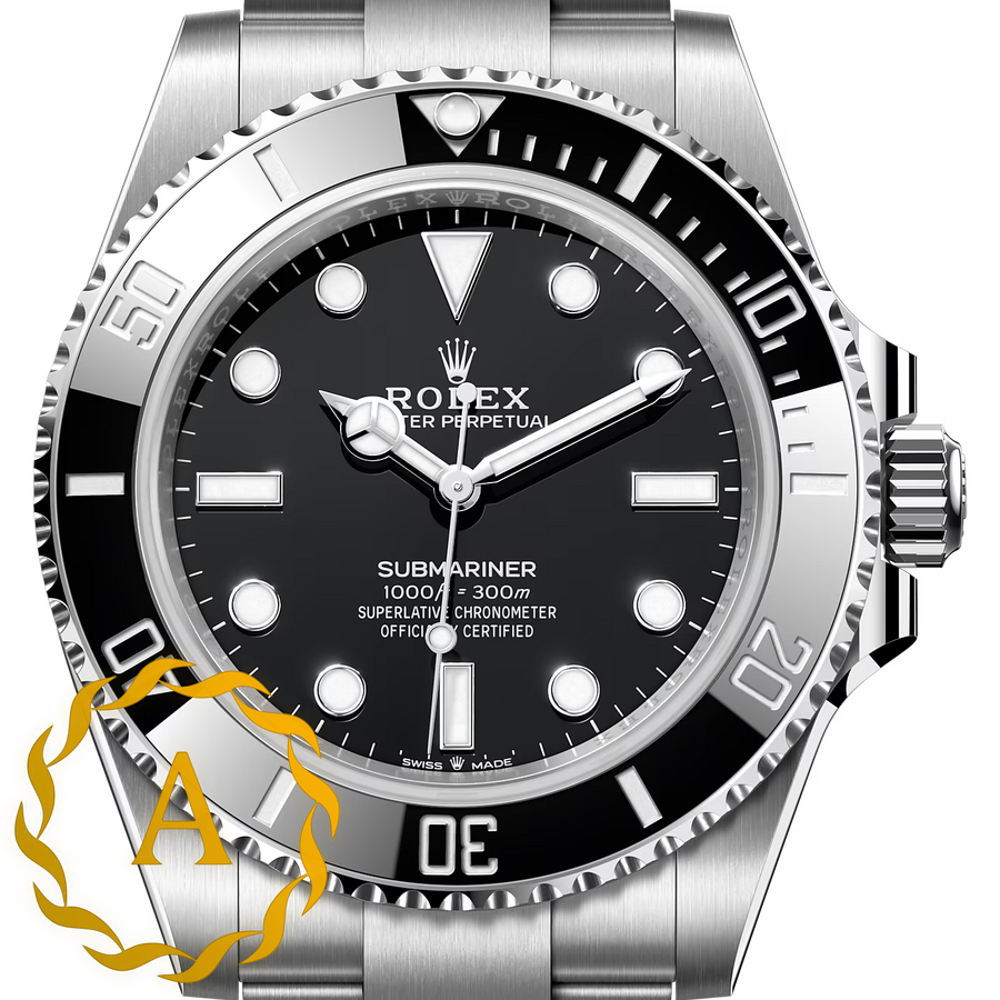 Rolex Submariner 41 mm Oystersteel Black Dial 124060