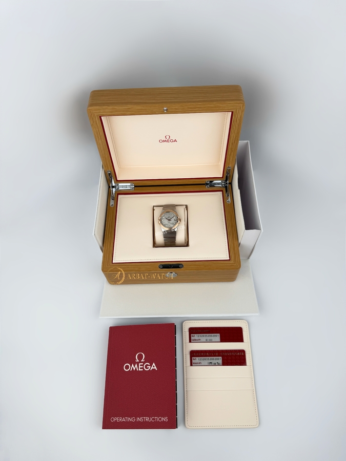 Omega Constellation Co-Axial Chronometer Silver Dial Steel/Rose Gold 35 mm 123.20.35.20.02.001