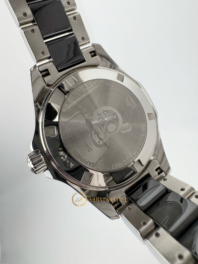 TAG Heuer Aquaracer Date Black Diamonds Dial 35 mm WAY131C.BA0913 - Швейцарские часы TAG Heuer Aquaracer Date Black Diamonds Dial 35 mm WAY131C.BA0913