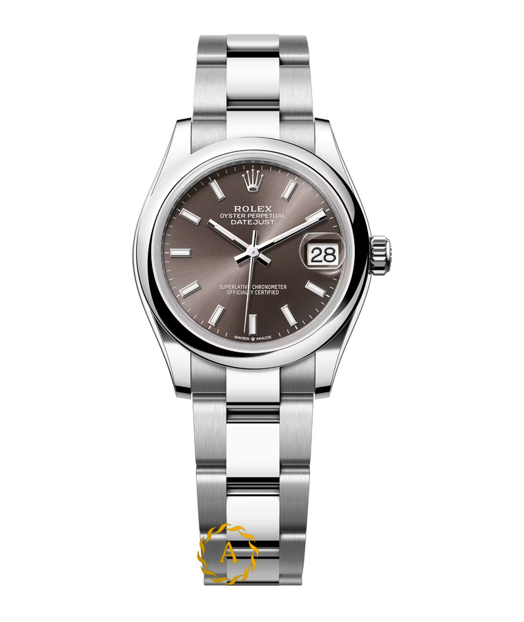 Rolex Datejust 31 mm Oystersteel Dark Grey Dial 278240