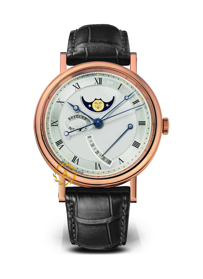 Breguet Classique Phase de Lune 39 mm Rose Gold Silver Dial 7787BR - Швейцарские часы Breguet Classique Phase de Lune 39 mm Rose Gold Silver Dial 7787BR