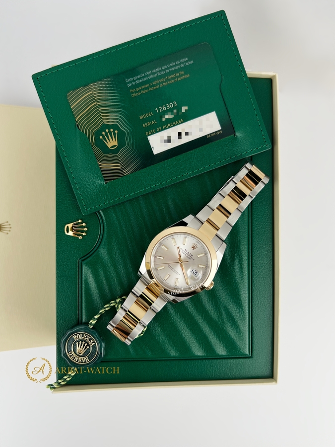 Rolex Datejust Silver Dial Bicolor 41 mm 126303 - Швейцарские часы Rolex Datejust Silver Dial Bicolor 41 mm 126303