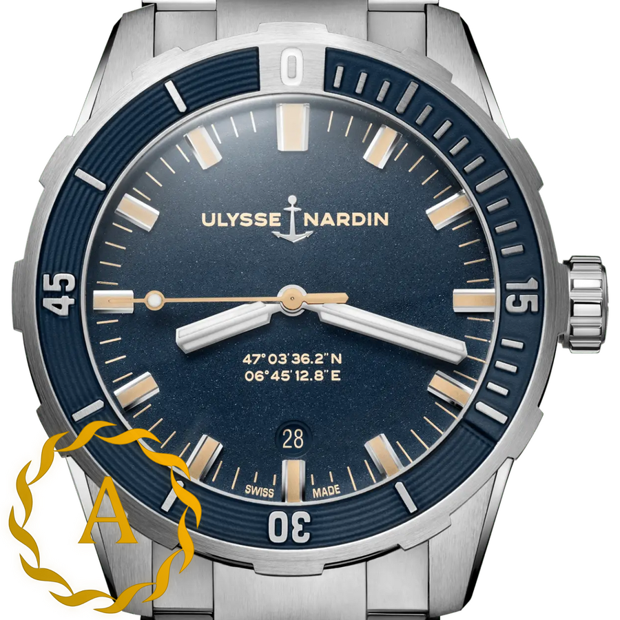 Ulysse Nardin Marine Diver Blue Dial 42 mm 8163-175/93 - Швейцарские часы Ulysse Nardin Marine Diver Blue Dial 42 mm 8163-175/93