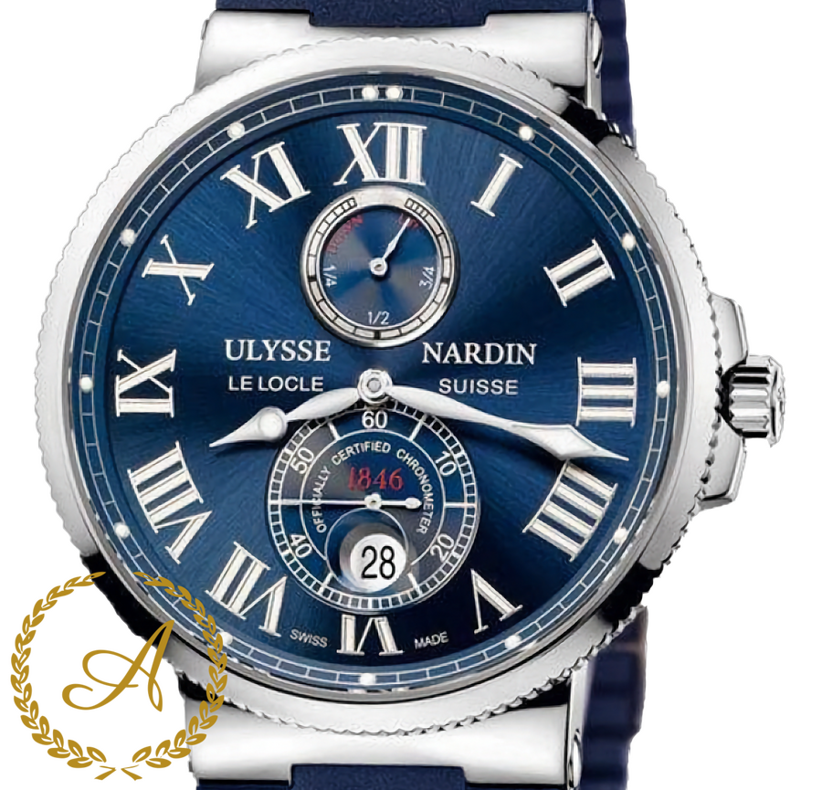 Ulysse Nardin Maxi Marine Chronometer Blue Dial 43 mm 263-67