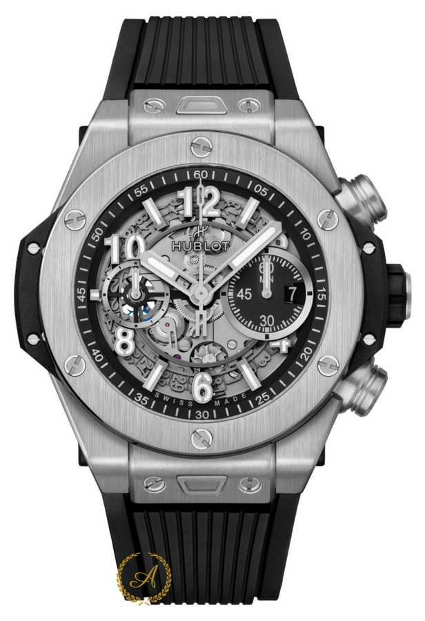 Hublot Big Bang Unico Titanium Black Skeleton Dial 44 mm 421.NX.1170.RX