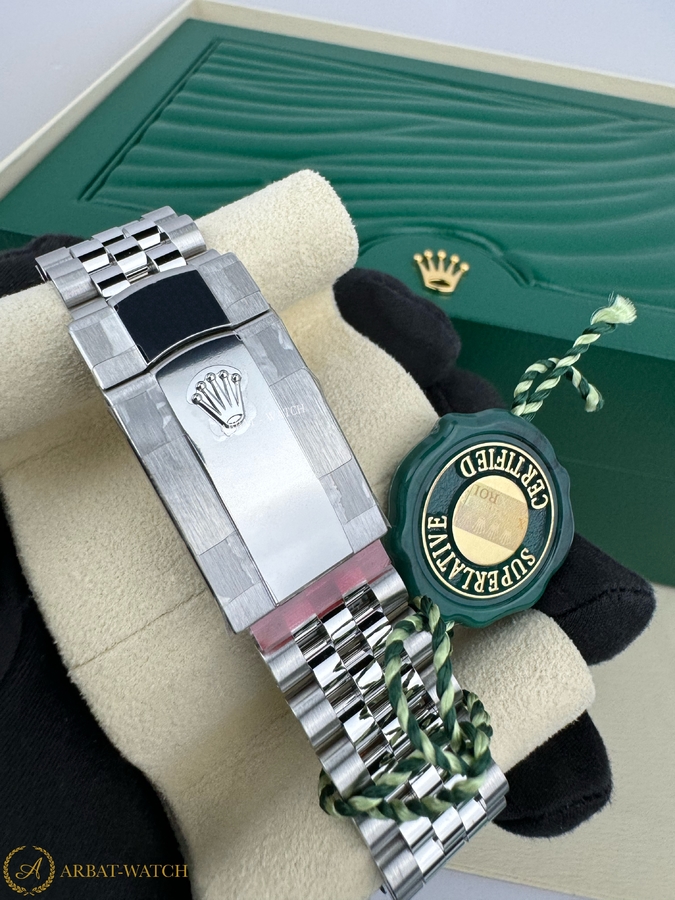 Rolex Datejust 41 mm White Rolesor Bright Blue Dial 126334 Jubilee - Швейцарские часы Rolex Datejust 41 mm White Rolesor Bright Blue Dial 126334 Jubilee