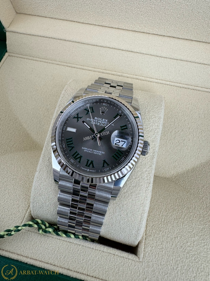 Rolex Datejust 36 mm 126234 Wimbledon Rolesor Jubilee - Швейцарские часы Rolex Datejust 36 mm 126234 Wimbledon Rolesor Jubilee