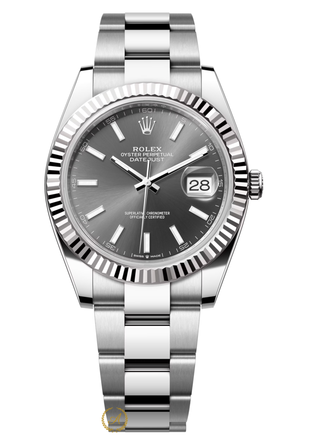 Rolex Datejust 41 mm 126334 White Rolesor Dark Rhodium