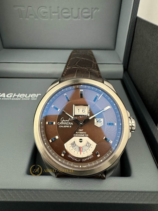 TAG Heuer Grand Carrera Grand-Date GMT 42,5 mm - Швейцарские часы TAG Heuer Grand Carrera Grand-Date GMT 42,5 mm