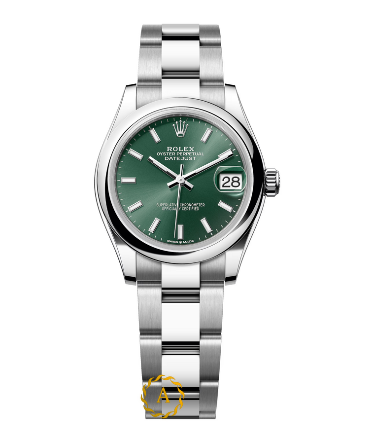 Rolex Datejust 31 mm Oystersteel Mint Green Dial 278240