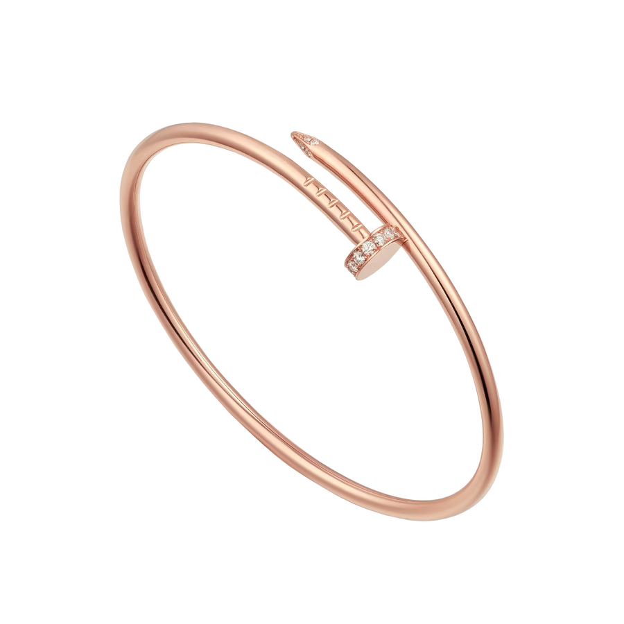 Браслет Cartier Juste Un Clou Diamonds Rose Gold Small Model Size 16