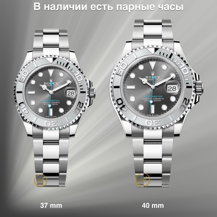Rolex Yacht-Master Slate Dial Rolesium 37 мм 268622 - Швейцарские часы Rolex Yacht-Master Slate Dial Rolesium 37 мм 268622