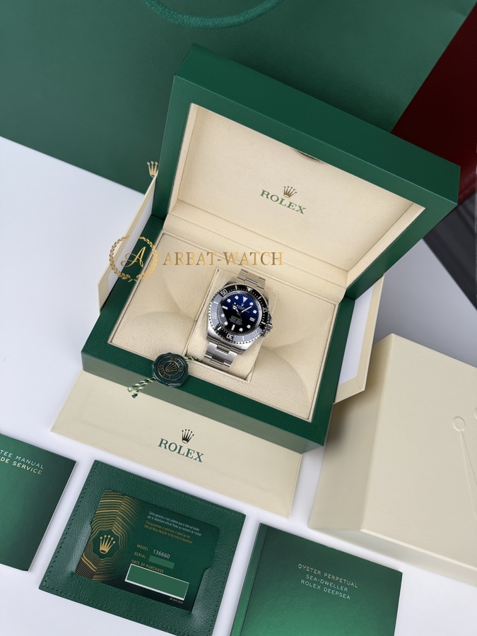 Rolex Sea-Dweller Deepsea D-Blue Dial 44 мм 136660 