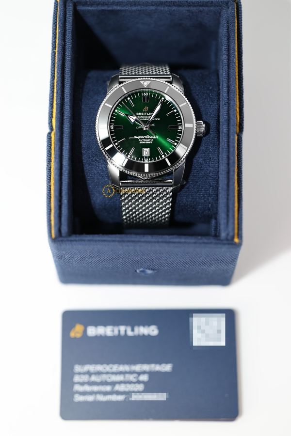 Breitling Superocean Heritage B20 Automatic Green Dial 46 mm AB2020 - Швейцарские часы Breitling Superocean Heritage B20 Automatic Green Dial 46 mm AB2020