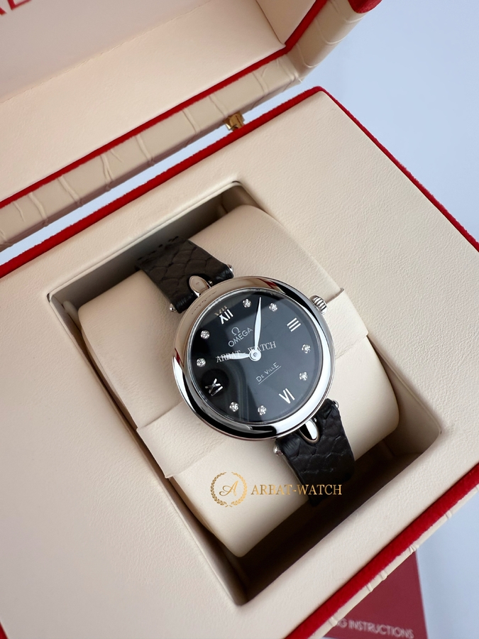 Omega De Ville Prestige Black Diamonds Dial 27,4 mm