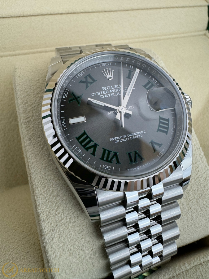 Rolex Datejust 36 mm 126234 Wimbledon Rolesor Jubilee - Швейцарские часы Rolex Datejust 36 mm 126234 Wimbledon Rolesor Jubilee