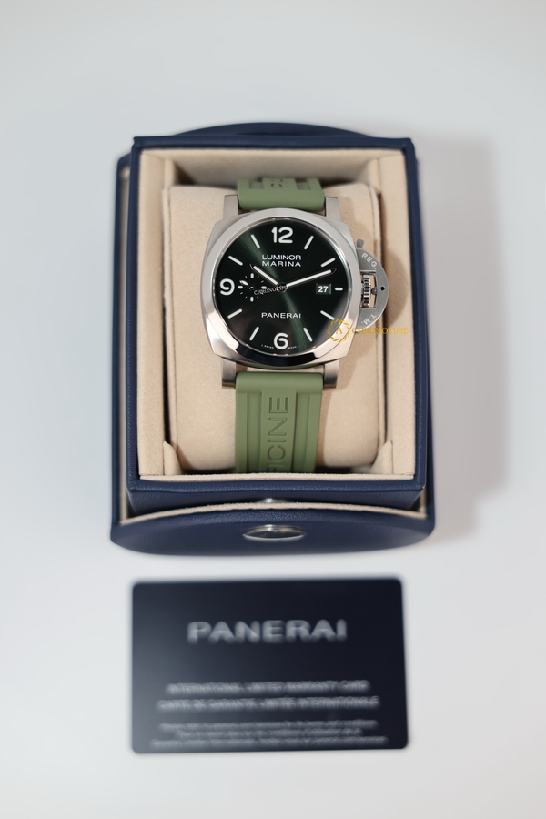 Panerai Luminor Marina Titanio Green Dial 44 mm PAM03325 - Швейцарские часы Panerai Luminor Marina Titanio Green Dial 44 mm PAM03325