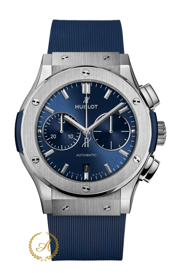 Hublot Classic Fusion Chronograph Titanium Blue 45 mm 521.NX.7170.RX