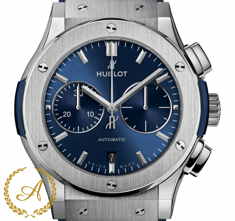 Hublot Classic Fusion Chronograph Titanium Blue 45 mm 521.NX.7170.RX