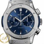 Hublot Classic Fusion Chronograph Titanium Blue 45 mm 521.NX.7170.RX