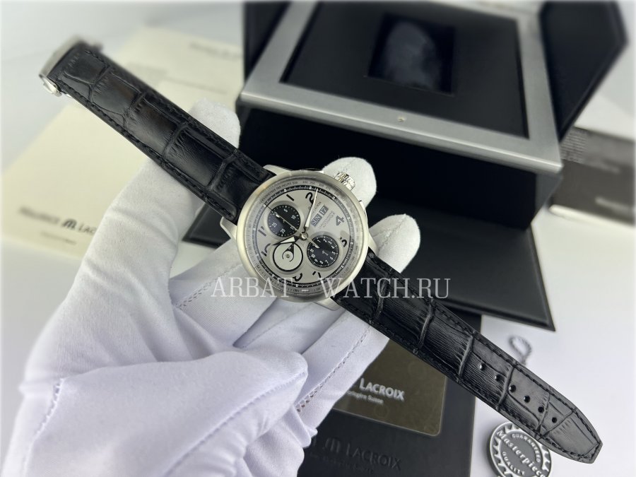 Maurice Lacroix Masterpiece 43 mm MP6348-SS001-12E - Швейцарские часы Maurice Lacroix Masterpiece 43 mm MP6348-SS001-12E