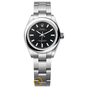 Rolex Oyster Perpetual 28 mm Oystersteel Black Dial 276200