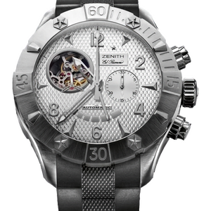 Zenith Defy Classic Open El Primero Chronograph Silver Dial 46,5 mm 03.0526.4021