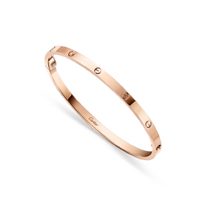Браслет Cartier Love Rose Gold Small Model Size 17 CRB6079017