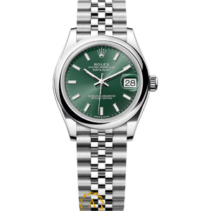 Rolex Datejust 31 mm Oystersteel Mint Green Dial 278240 Jubilee