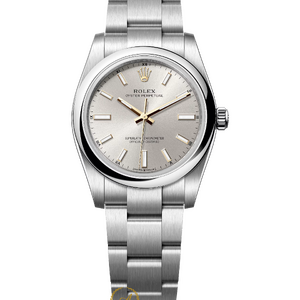 Rolex Oyster Perpetual 34 mm 124200 Silver DIal - Швейцарские часы Rolex Oyster Perpetual 34 mm 124200 Silver DIal