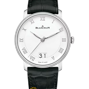 Blancpain Villeret Grande Date 40 mm Stainless Steel White Dial 6669 1127 55B