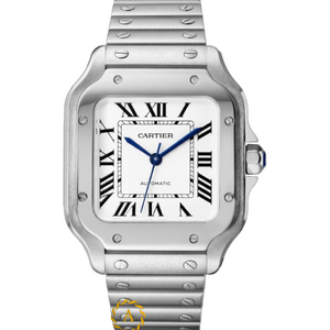 Cartier Santos De Cartier Medium Automatic Silver Opal Dial 41,9 x 35,1 mm WSSA0029