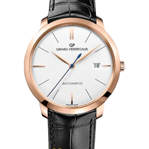 Girard Perregaux 1966 Automatic Silver Opal Dial Rose Gold 41 mm 49527