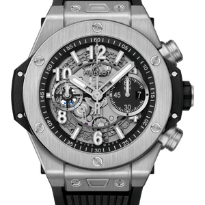 Hublot Big Bang Unico Titanium Black Skeleton Dial 44 mm 421.NX.1170.RX