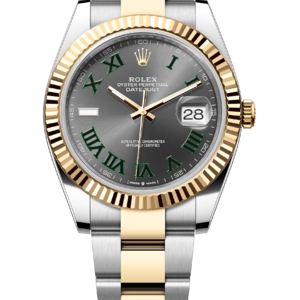 Rolex Datejust 41 mm 126333 Wimbledon Bicolor Yellow Rolesor - Швейцарские часы Rolex Datejust 41 mm 126333 Wimbledon Bicolor Yellow Rolesor