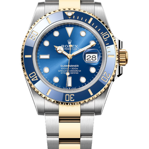 Rolex Submariner Date 41 mm Yellow Rolesor Royal Blue Dial 126613LB