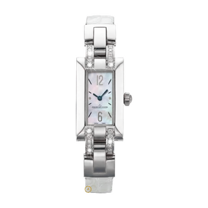 Jaeger-LeCoultre Ideale Stainless Steel Mother-of-Pearl Dial Diamond-set 17 x 30 mm 460.8.08