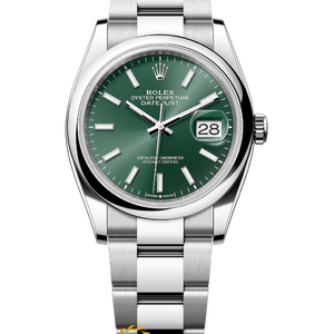 Rolex Datejust 36 mm Oystersteel Mint Green Dial 126200 - Швейцарские часы Rolex Datejust 36 mm Oystersteel Mint Green Dial 126200